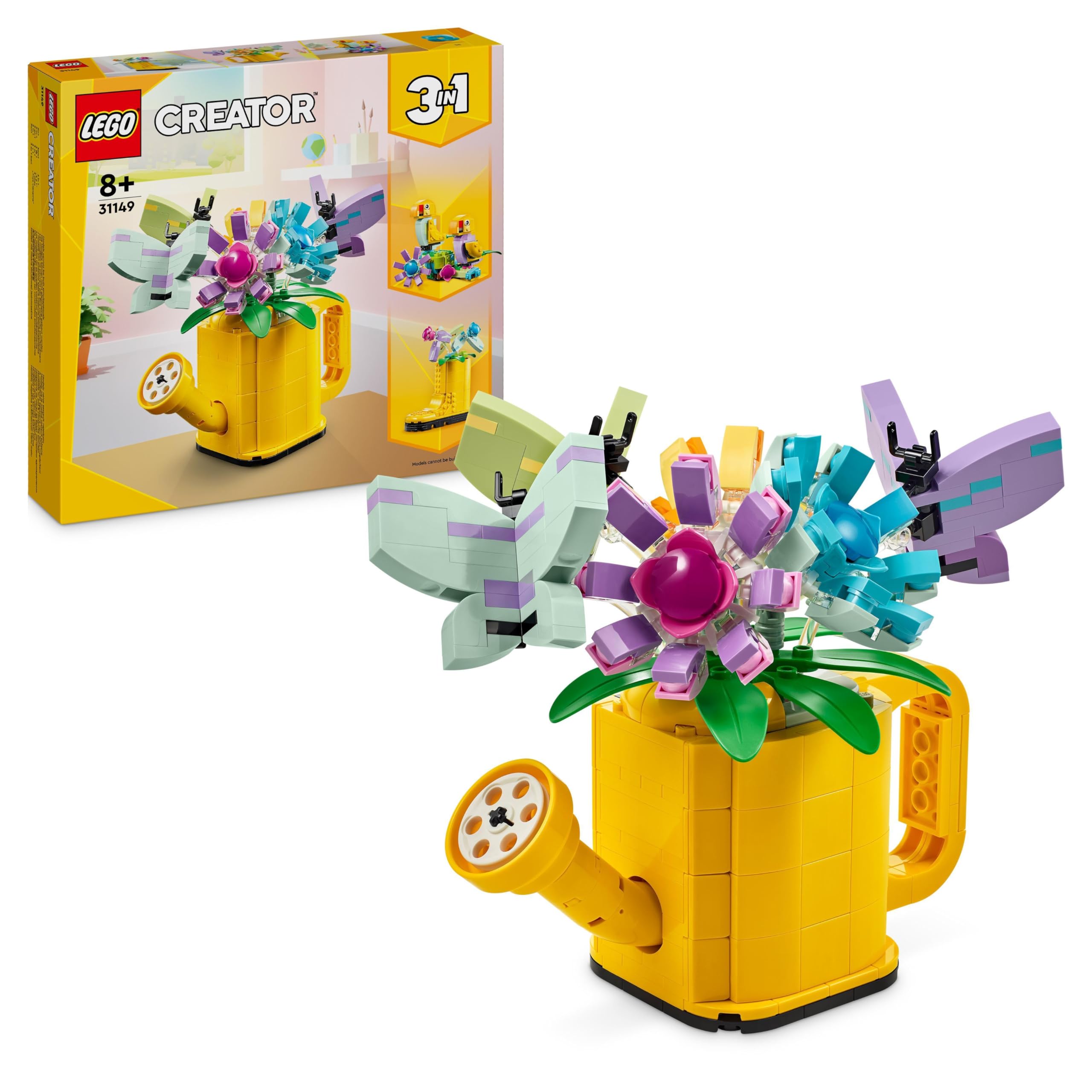 LEGO FLOWERS IN WATERIN CAN