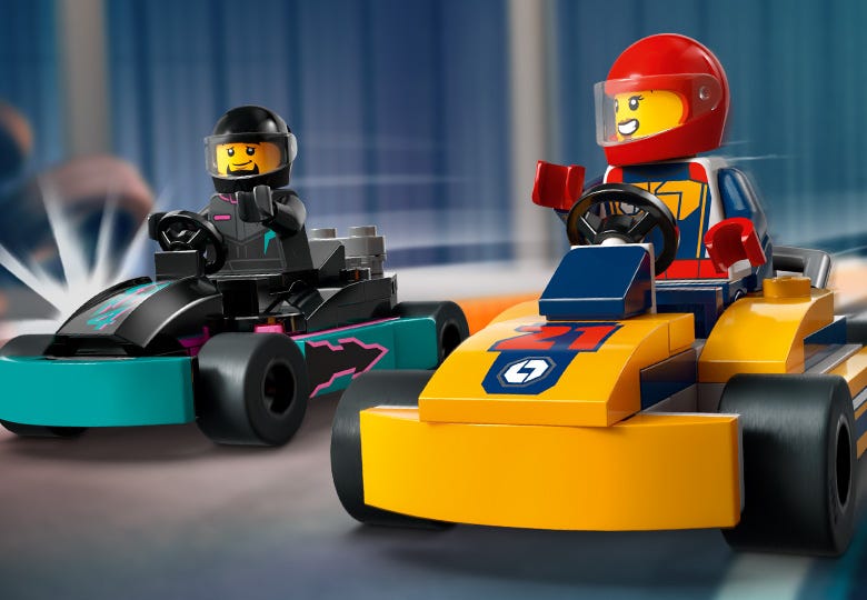 LEGO GO KARTS AND RACE DRIVERS