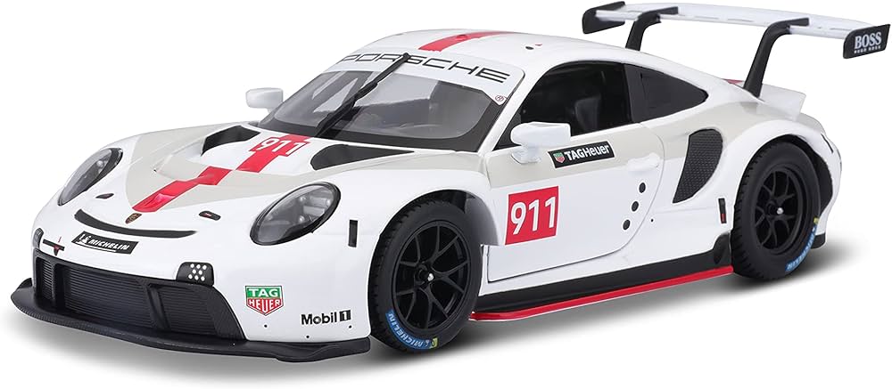 MAISTO BURAGO PORSCHE 911 COLLECTIBLE WHITE