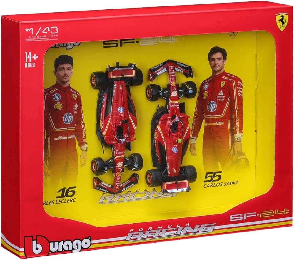 MAISTO RACING FERRARI SF 24 2 PACK