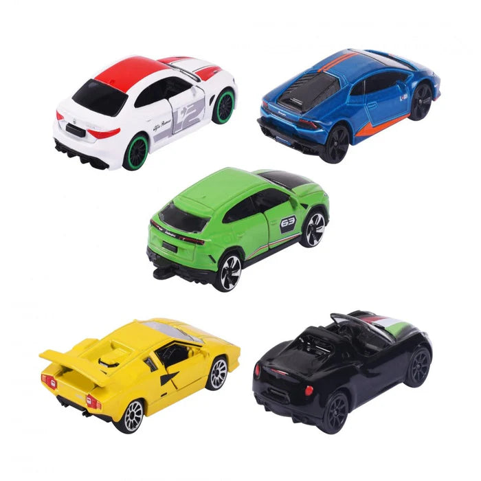 MAJORETTE DREAM CARS ITALY 5 PCS GIFTPACK