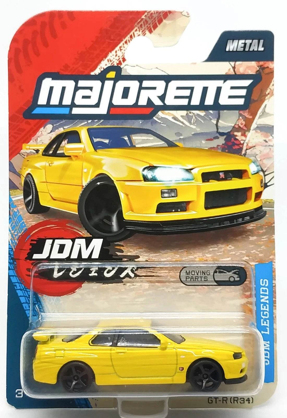 MAJORETTE JDM LEGENDS PREMIUM CAR NISSAN SKYLINE GT-R (R34)