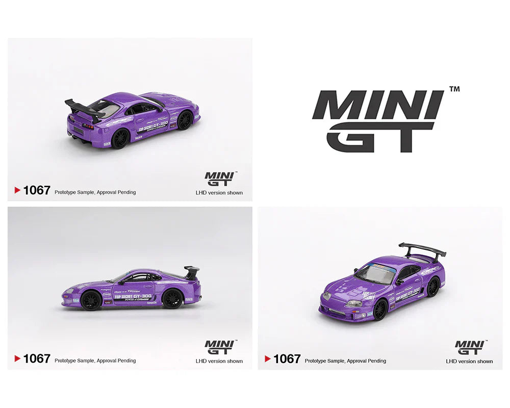 MINIGT TOYOTA SUPRA A80 PURPLE