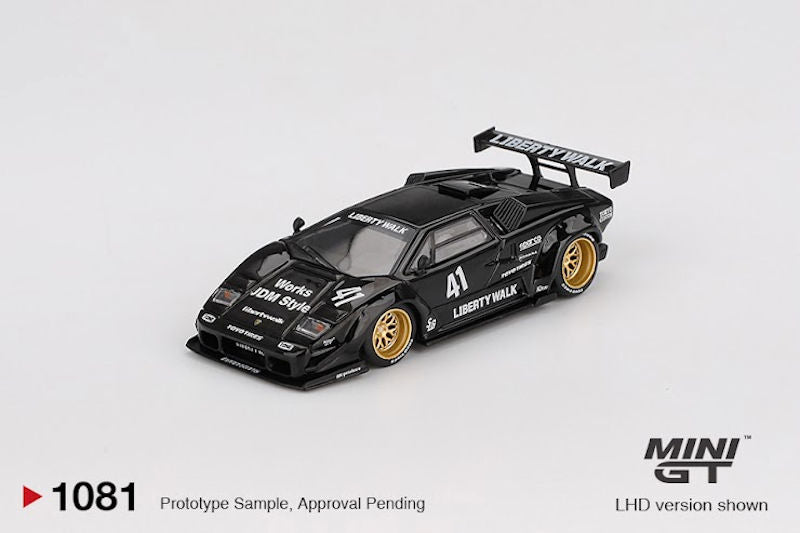 MINIGT LAMBORGHINI COUNTACH LB WORKS BLACK