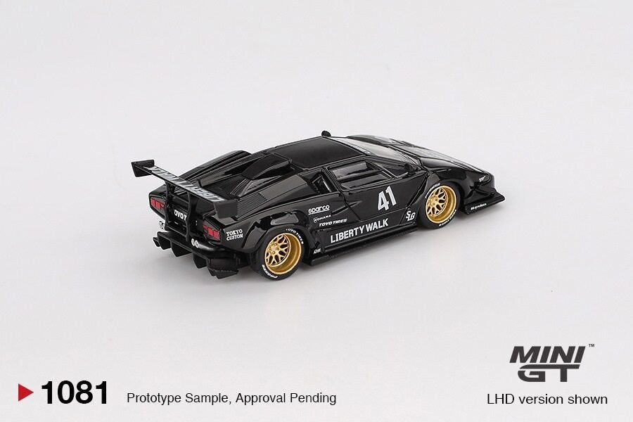 MINIGT LAMBORGHINI COUNTACH LB WORKS BLACK