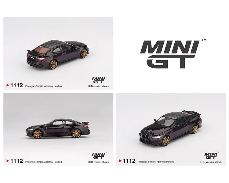MINIGT BMW M4 M-PERFORMANCE DAYTONA VIOLET 1112