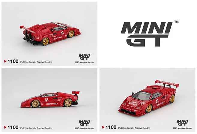 MINIGT LAMBORGHINI COUNTACH LB WORK 1100