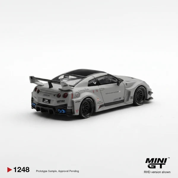 MINIGT NISSAN LB SILHOUETTE WORKS GT 35GT-RR MATT GREY 1248