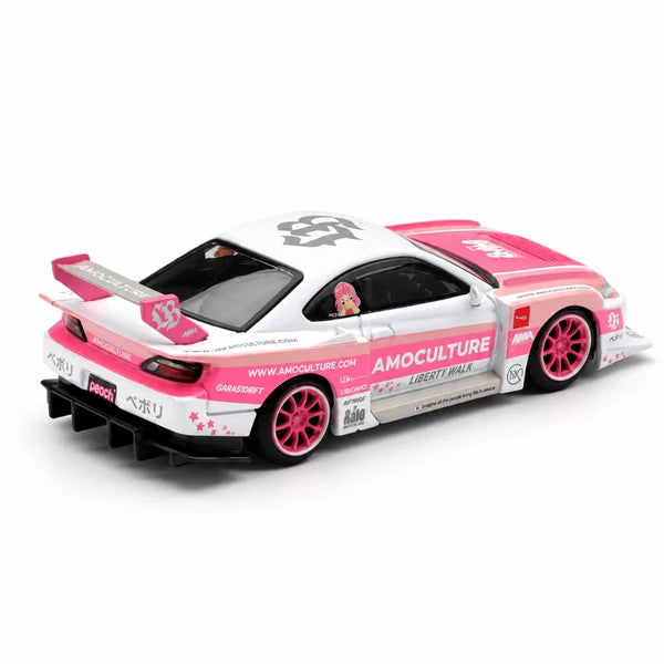 MINIGT NISSAN SILVIA S15 LB-SUPER SILHOUETTE AMOCULTURE 1239