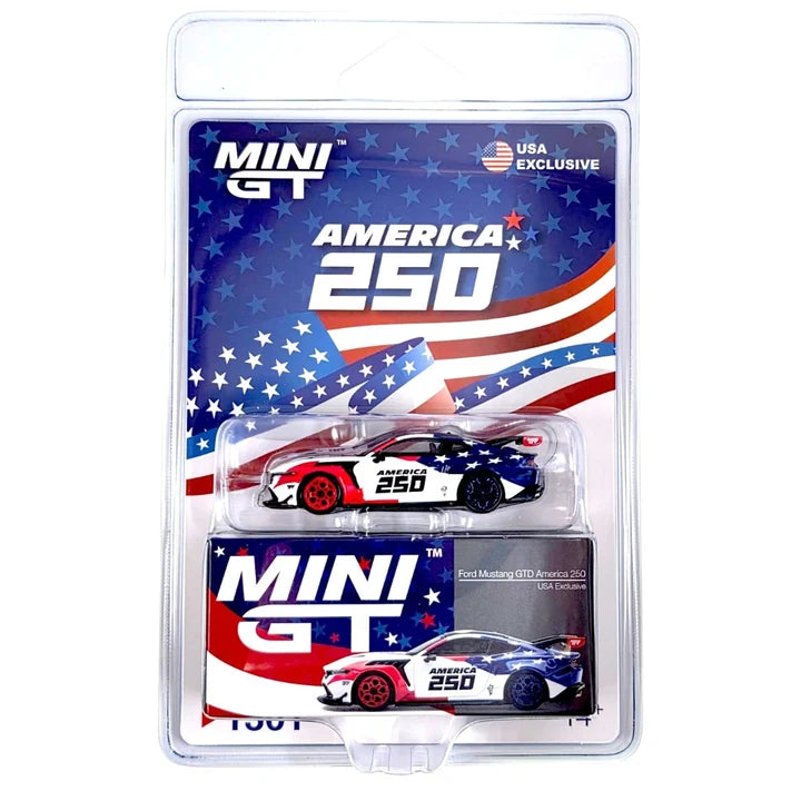 MINIGT FORD MUSTANG GTD AMERICA 250 USA EXCLUSIVE