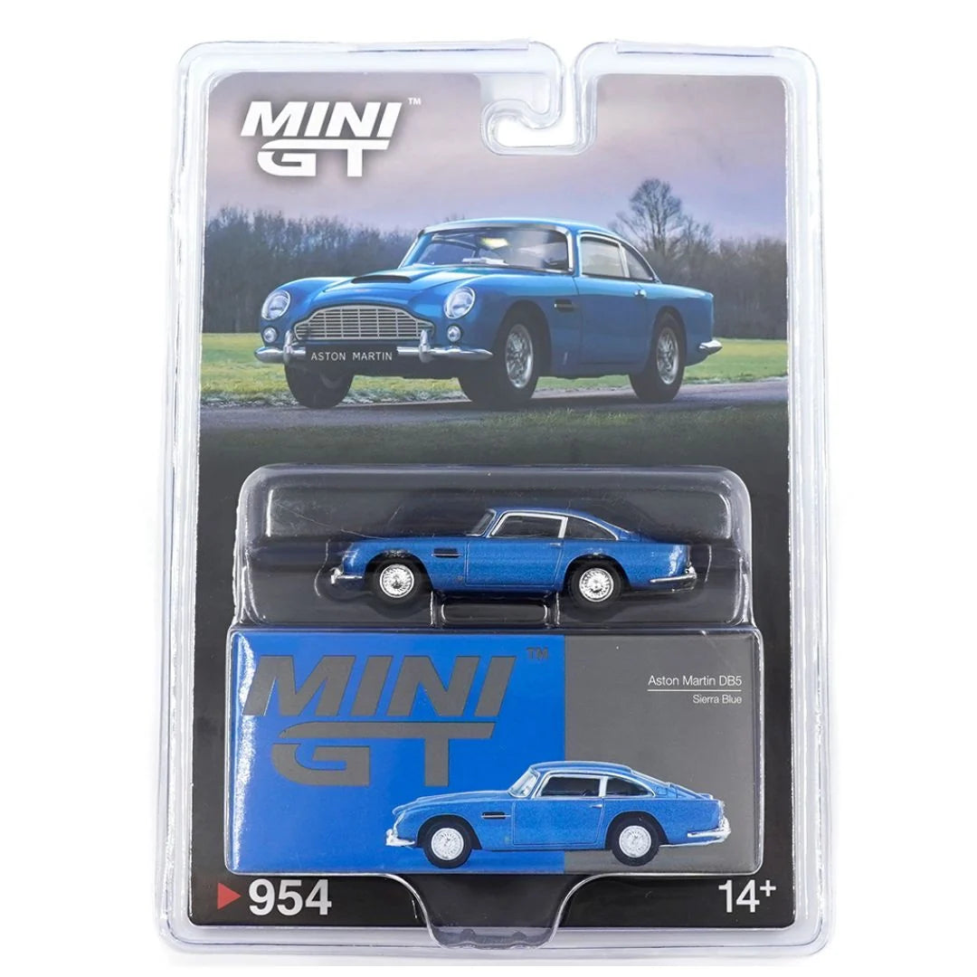MINIGT PORSCHE 911 GT3 R 77 AO + ASTON MARTIN DB5 SIERRA BLUE