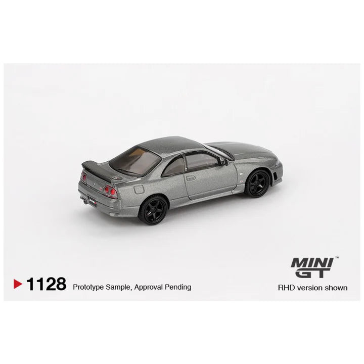 MINIGT NISSAN SKYLINE GT R DARK METAL GREY 1128