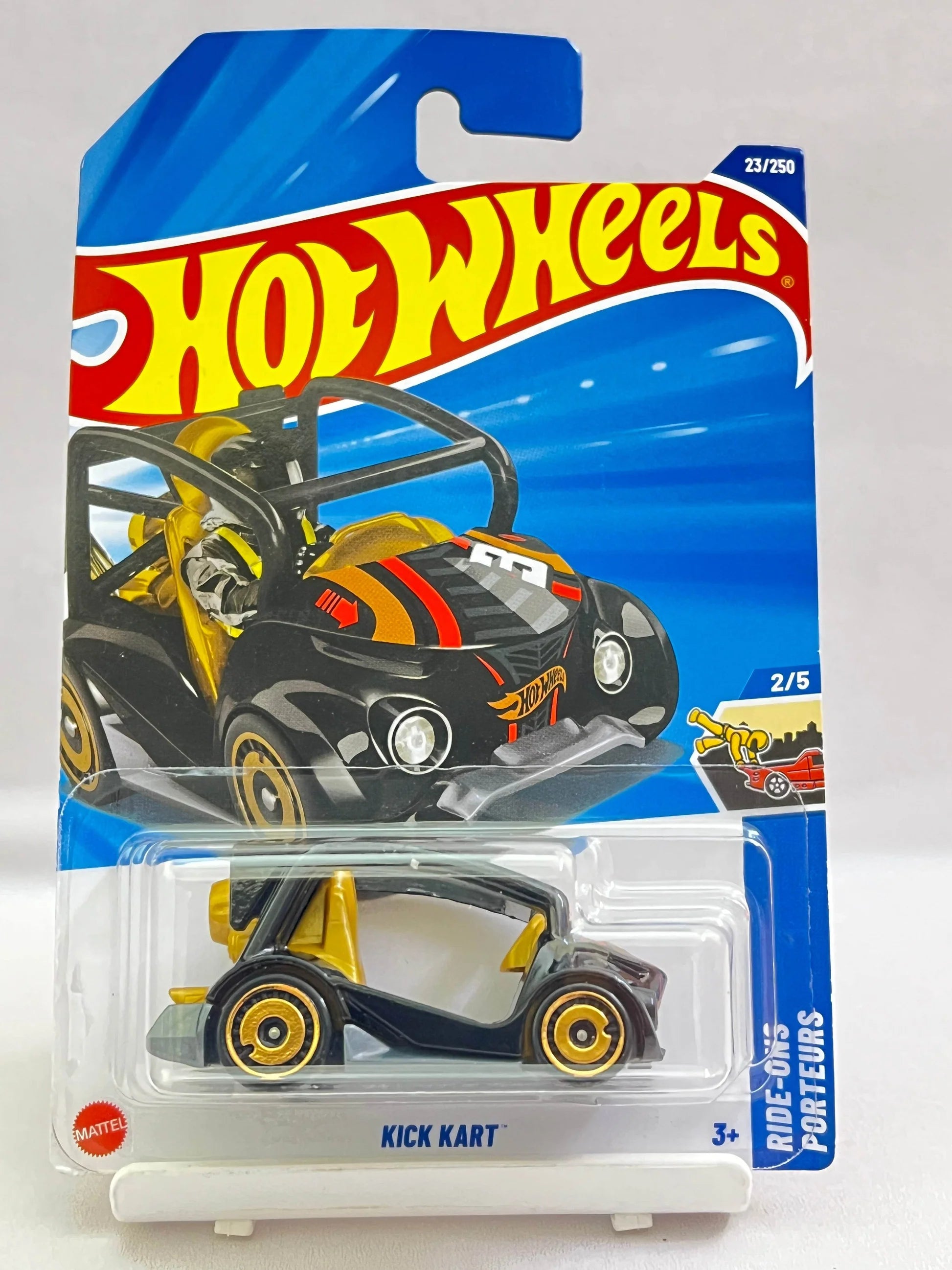 HOTWHEELS BASIC CAR ASSORTMENT P CASE FORD GT + KICK KART