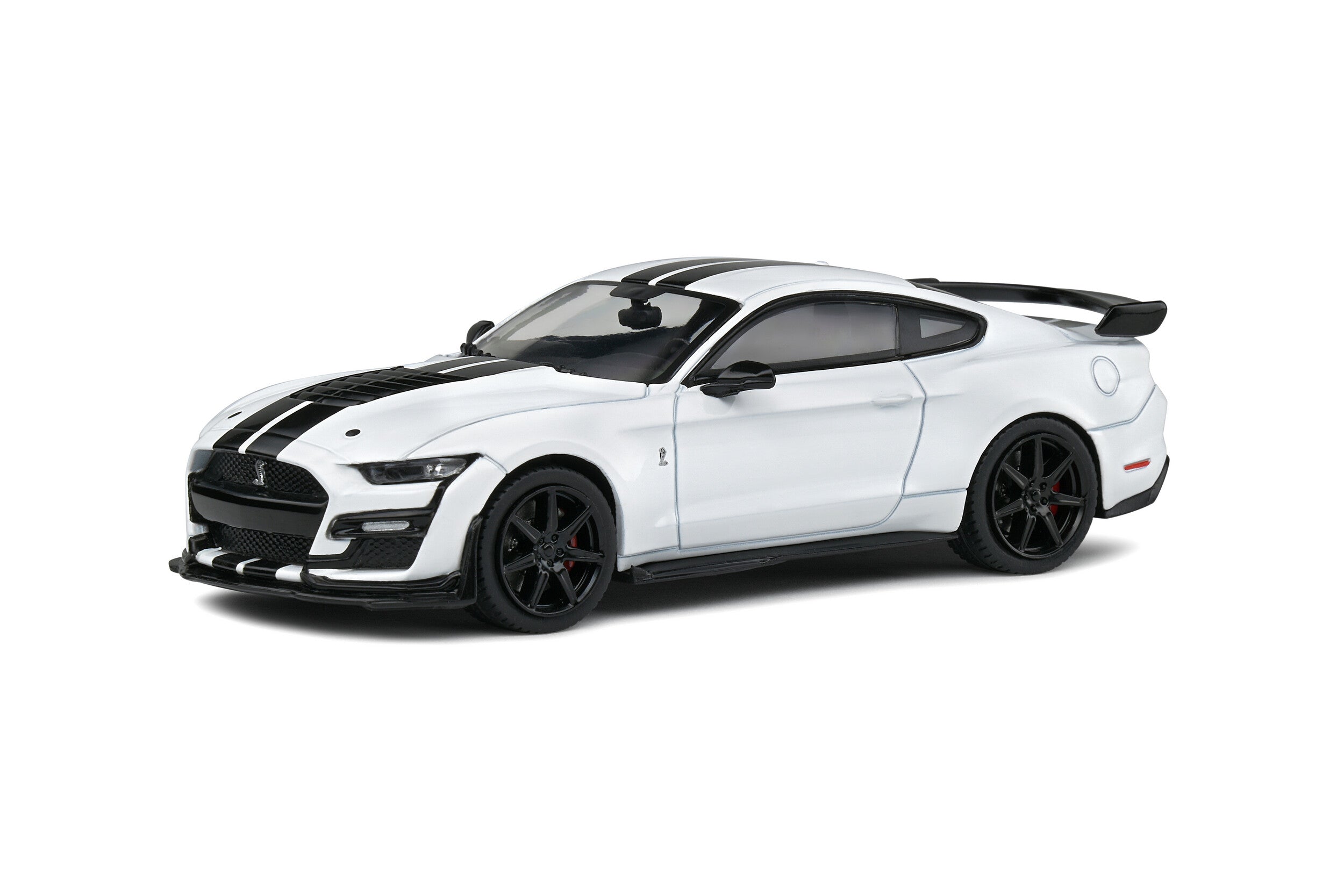 SOLIDO MUSTANG WHITE BLACK STRIPES