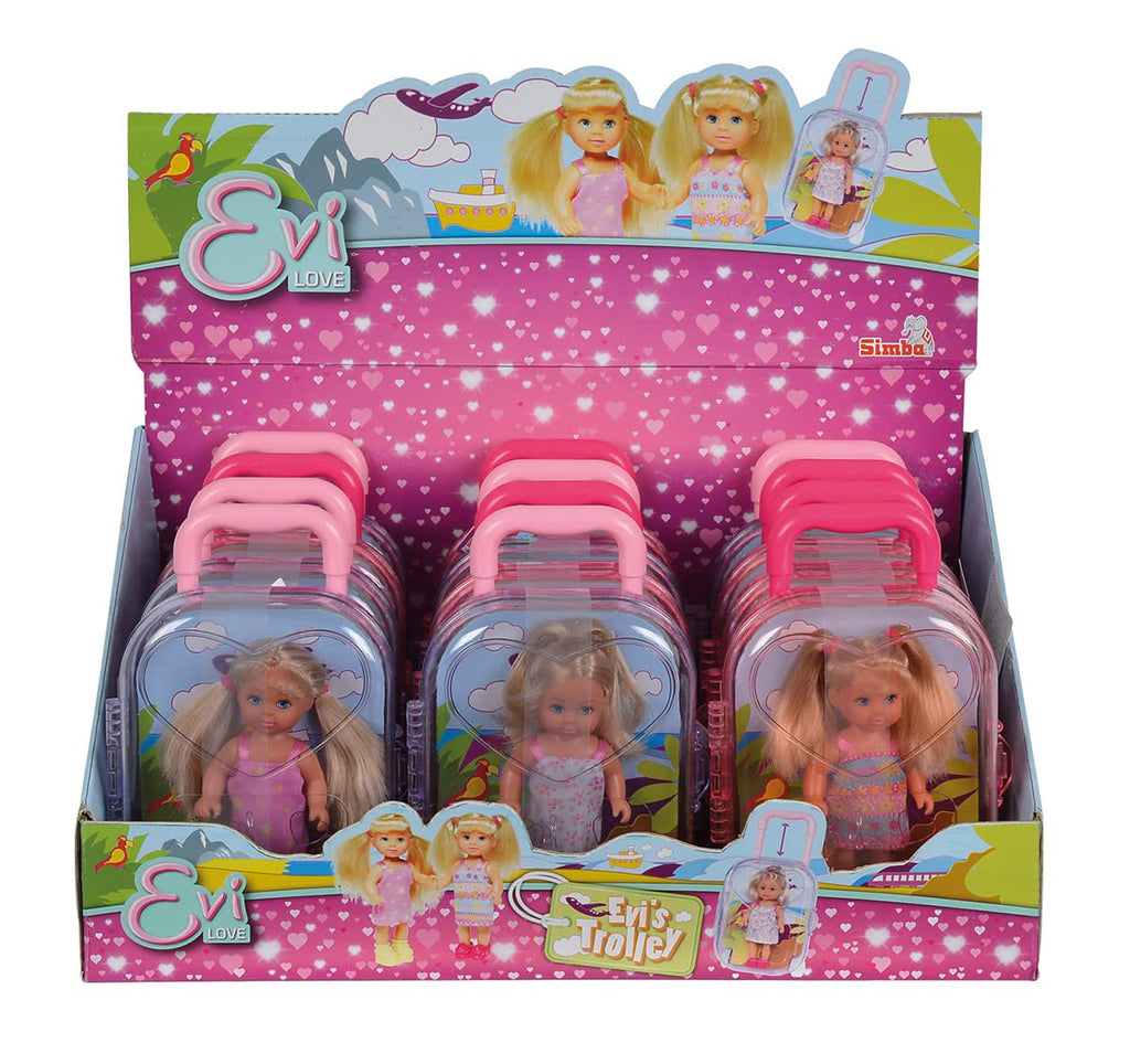 SIMBA EL EVI TROLLEY DOLL 12CM 4ASSO
