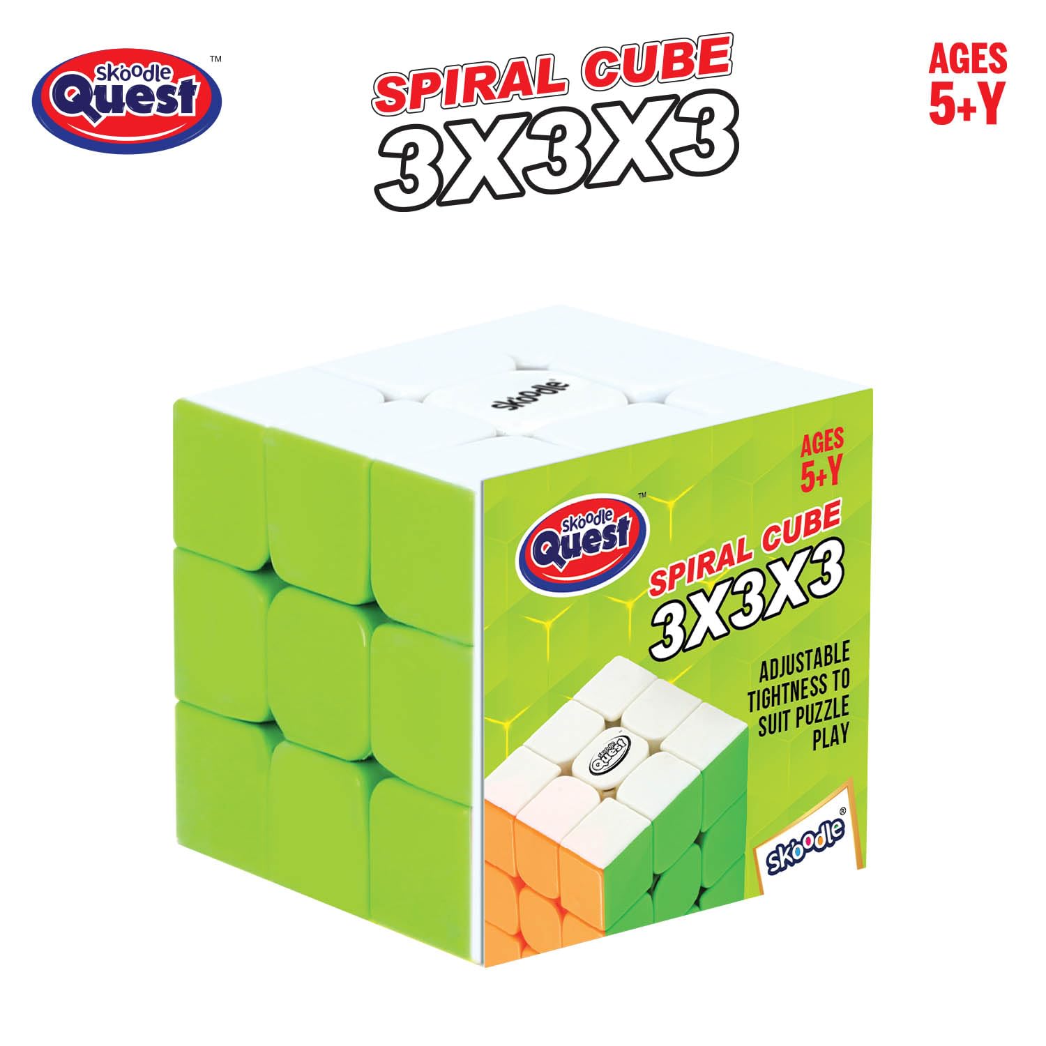 SKOODLE QUEST SPIRAL CUBE 3X3X3