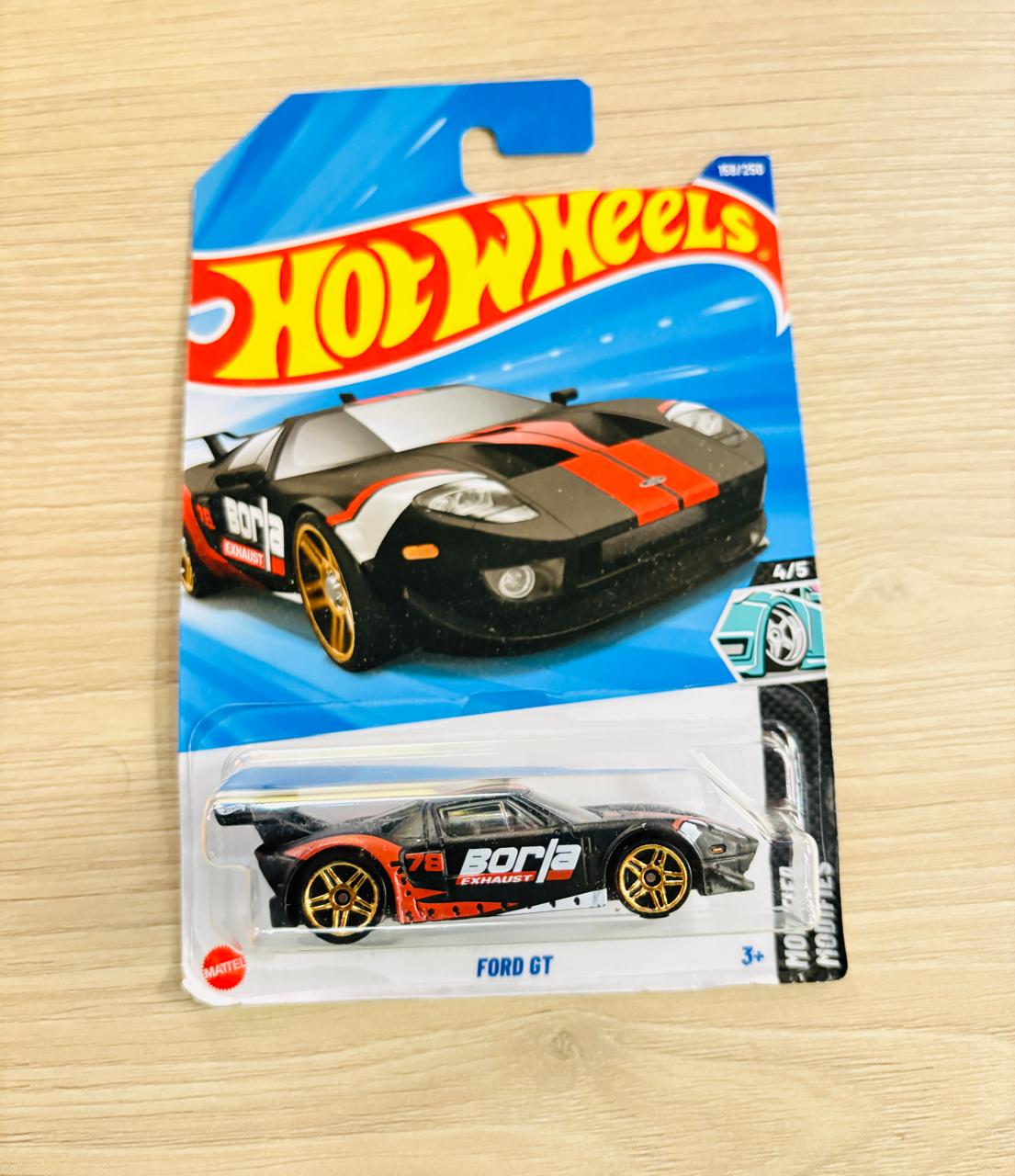 HOTWHEELS BASIC CAR ASSORTMENT N CASE  FORD GT + 99 FORD + LATER CRATER