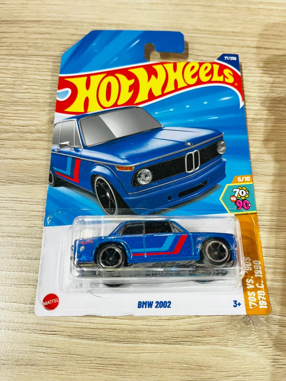 HOTWHEELS BASIC CAR ASSORTMENT N CASE BMW 2002 + 73 PONTANIC FIREBIRD + AINT FARE