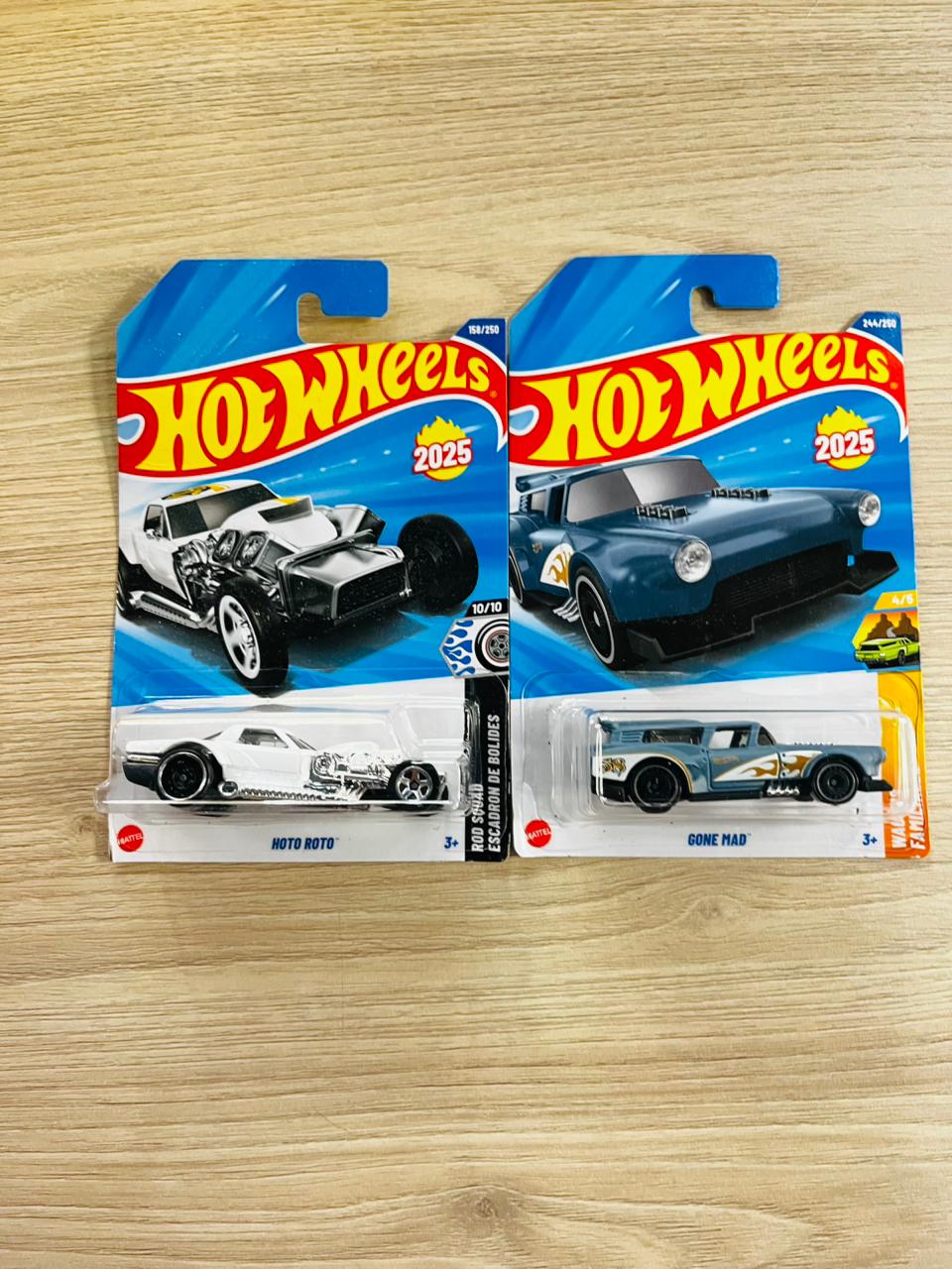 HOTWHEELS BASIC CAR ASSORTMENT N CASE 73 HONDA CIVIC CUSTOM + HOTO ROTO + GONE MAD