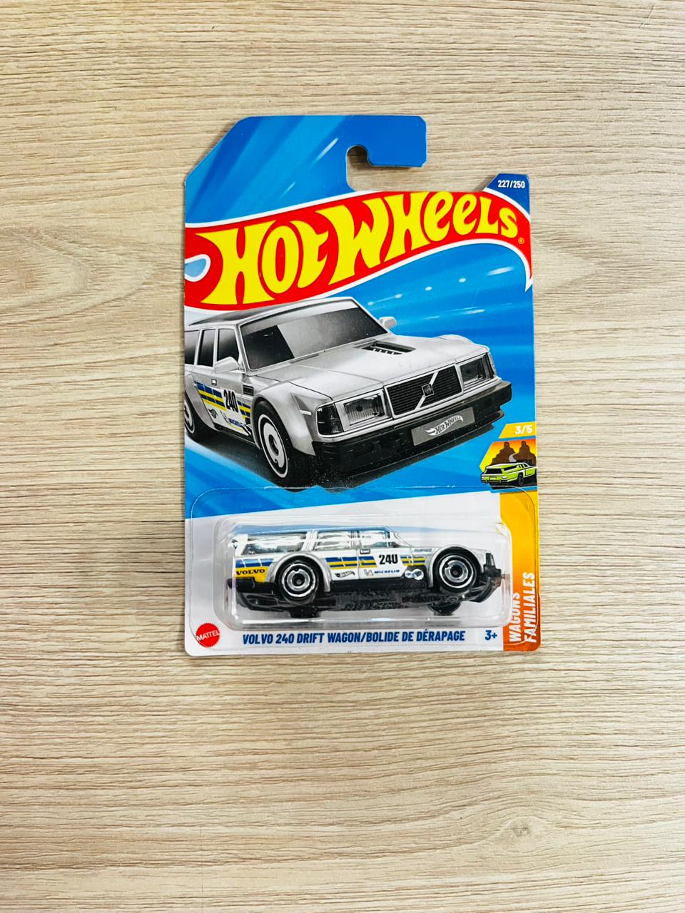 HOTWHEELS BASIC CAR ASSORTMENT N CASE VOLVO 240 DRIFT WAGON + FORMULA E GEN 3 + FELINE LUCKY