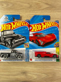 HOTWHEELS BASIC CAR ASSORTMENT N CASE 56 FORD TRUCK CUSTOM + CADILLAC HYPERCAR