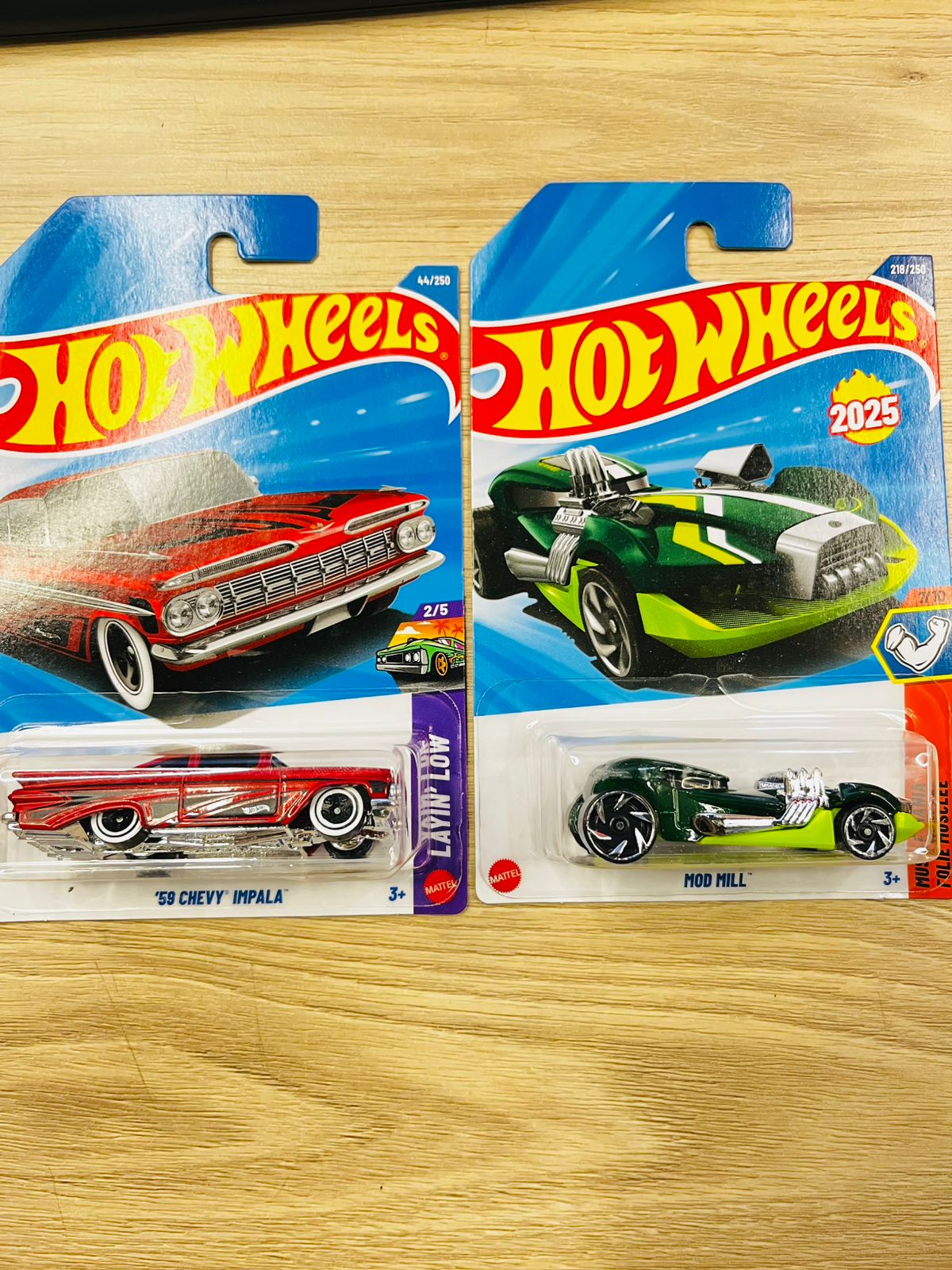 HOTWHEELS BASIC CAR ASSORTMENT A CASE 59 CHEVY IMPALA + MOD MILL