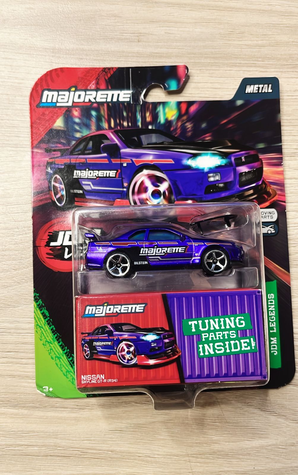 MAJORETTE JDM LEGENDS NISSAN SKYLINE GT-R R34 NEW RELEASE