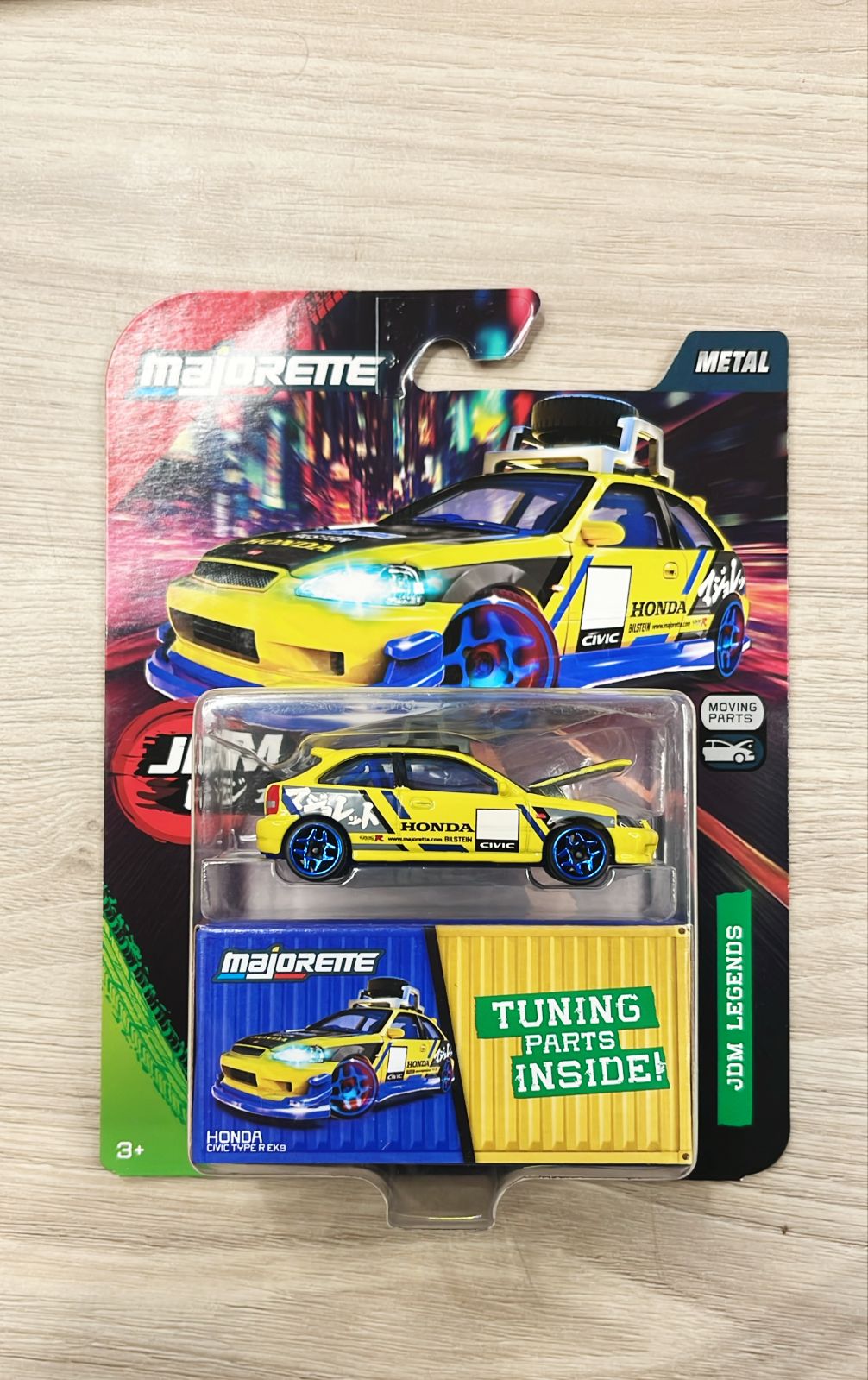 MAJORETTE JDM LEGENDS HONDA CIVIC TYPE R