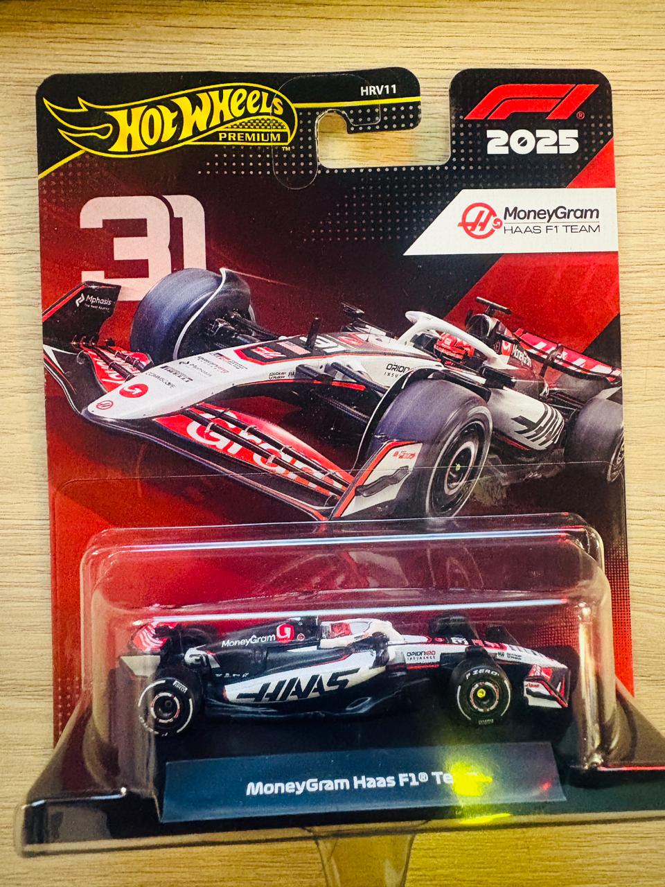 HOTWHEELS PREMIUM F1 MONEYGRAM HAAS