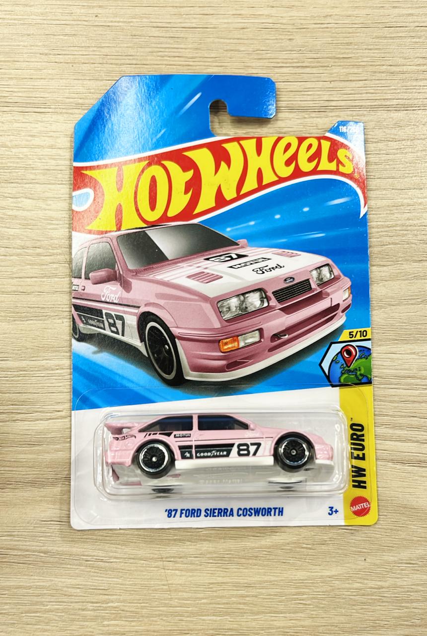 HOTWHEELS BASIC CAR 2026 E CASE 87 FORD SIERRA + 1985 HONDA + HOTO ROTO
