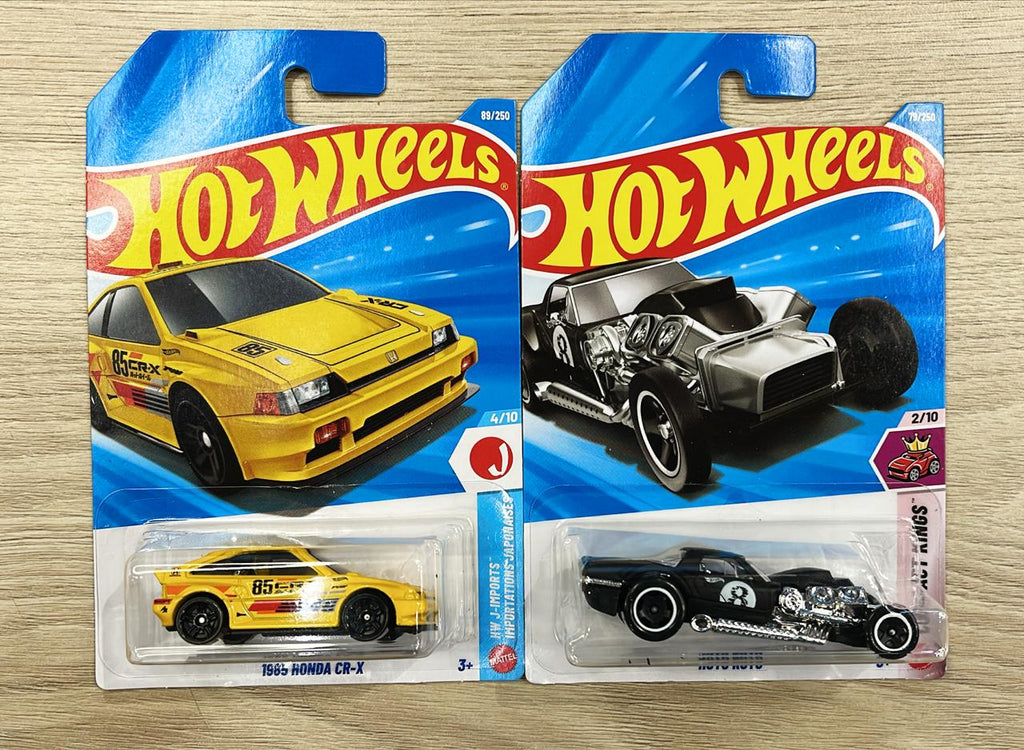HOTWHEELS BASIC CAR 2026 E CASE 87 FORD SIERRA + 1985 HONDA + HOTO ROTO