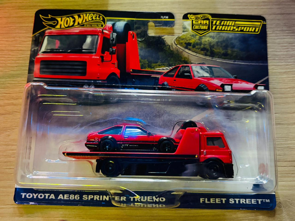 HOT WHEELS TEAM TRANSPORT TOYOTA SPRINTER + LYKAN HYPERSPORT