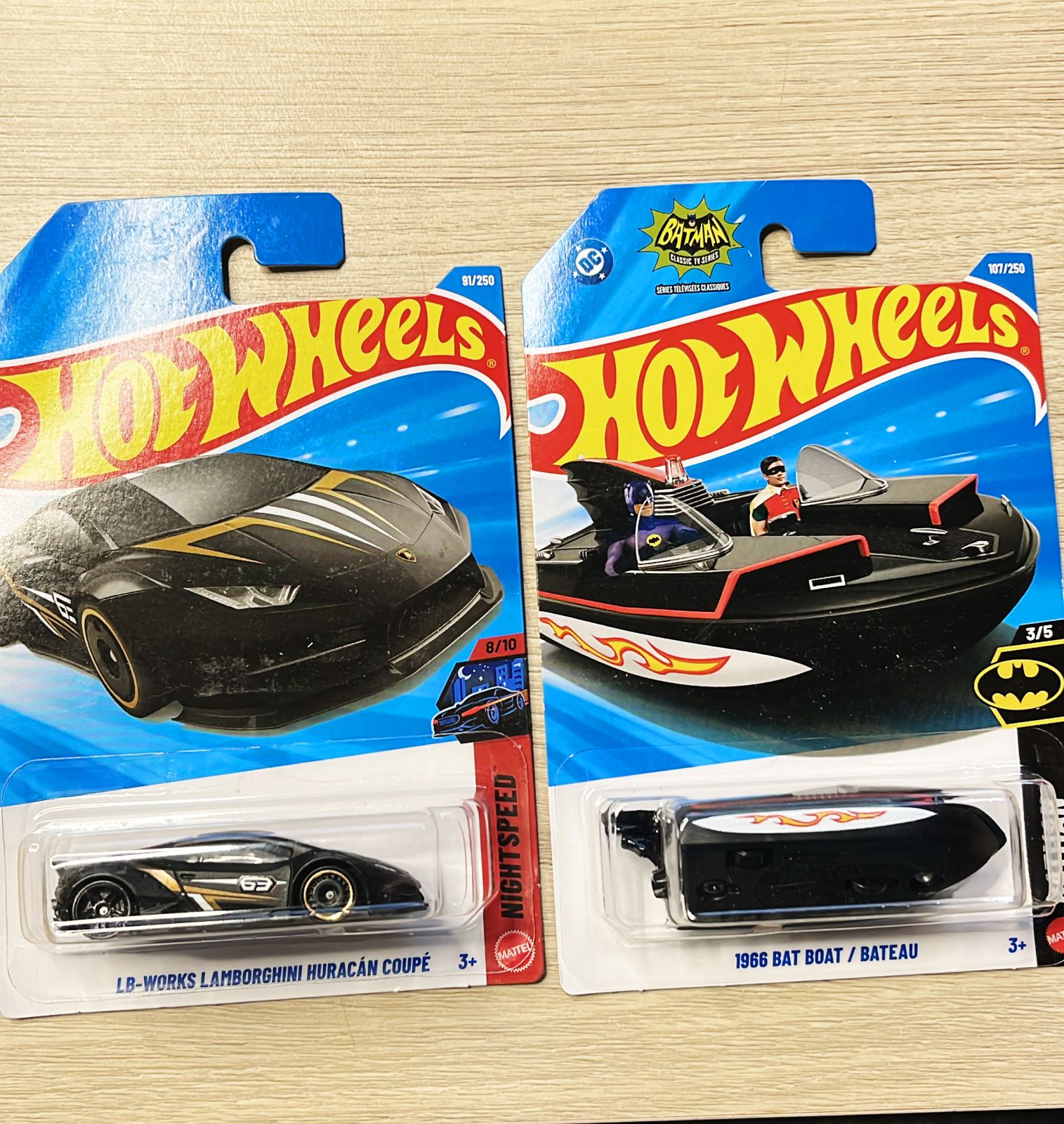 HOTWHEELS BASIC CAR 2026 E CASE LAMBORGHINI HURACAN + EL SEGUNDO COUPE + 1966 BAT BOAT + LONG BLOC