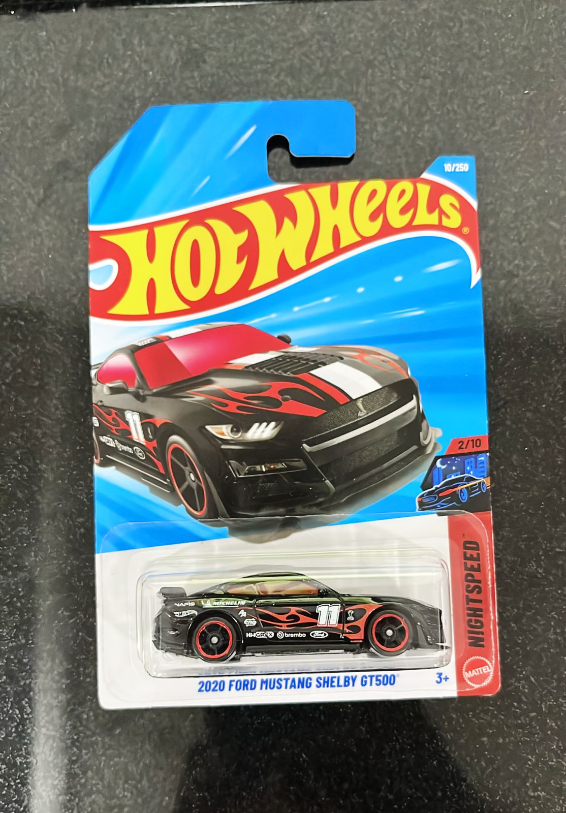 HOTWHEELS BASIC CAR 2026 G CASE 2020 FORD MUSTANG SHELBY GT500 + BOUNCE N BASS + 55 NOMAD