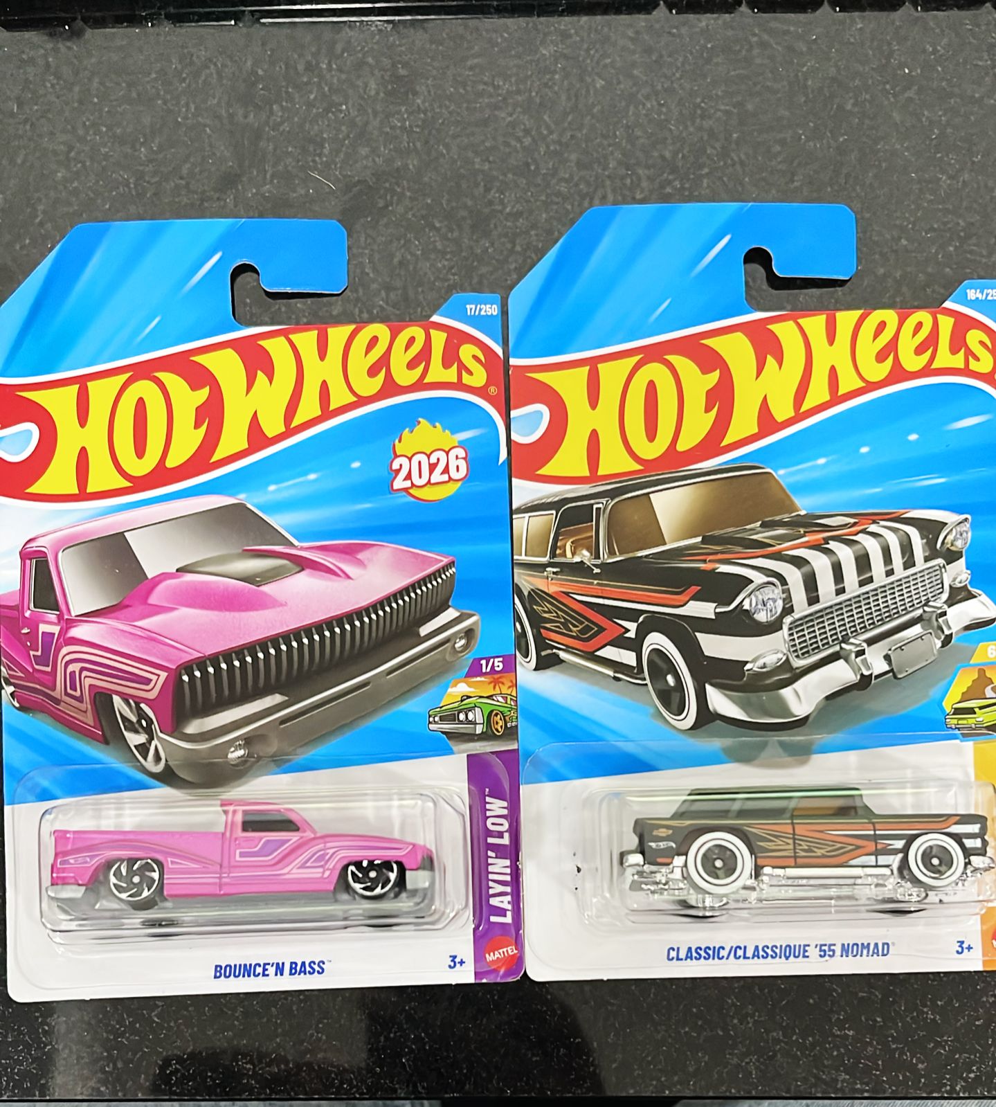 HOTWHEELS BASIC CAR 2026 G CASE 2020 FORD MUSTANG SHELBY GT500 + BOUNCE N BASS + 55 NOMAD