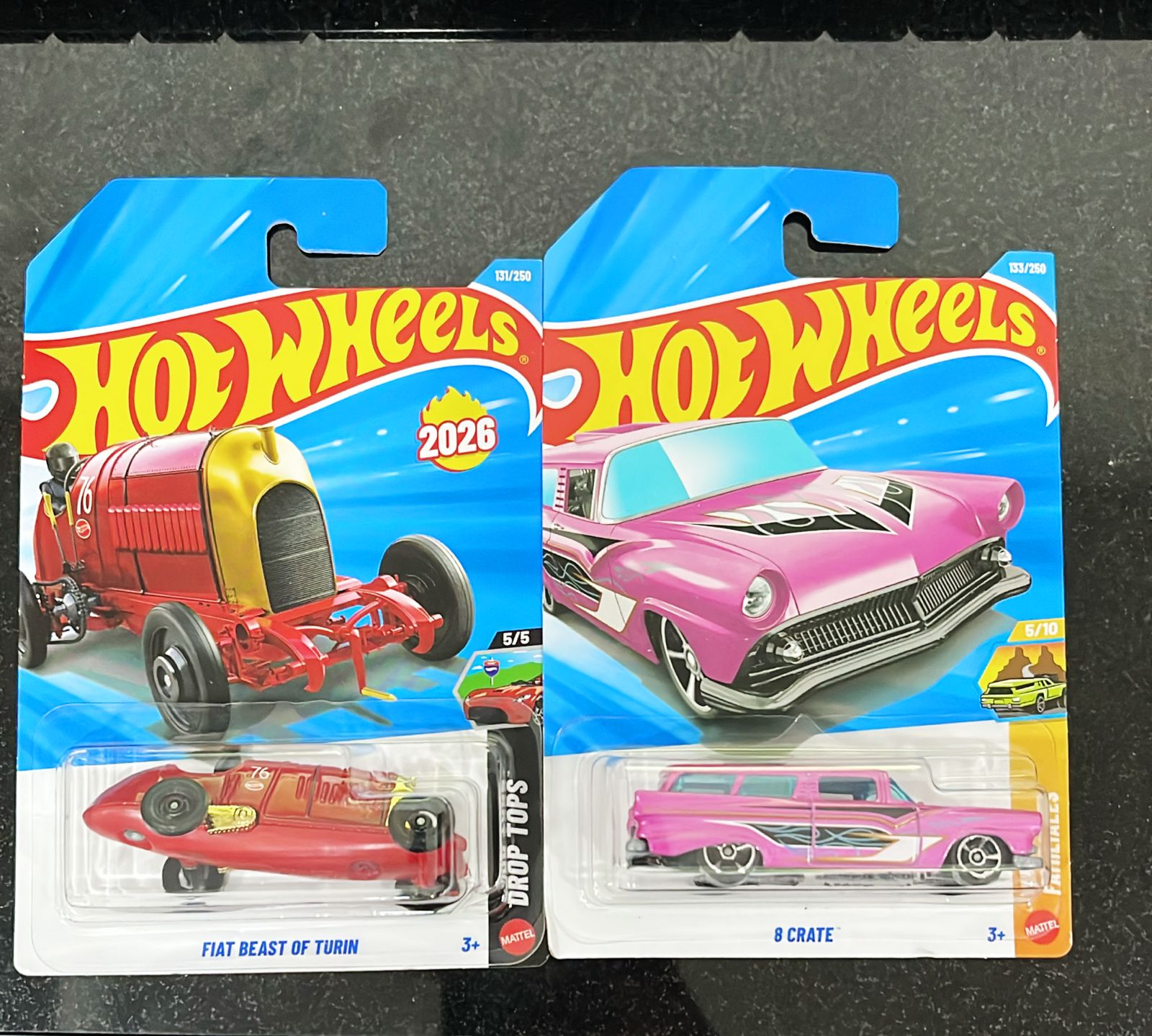 HOTWHEELS BASIC CAR 2026 G CASE 98 HONDA PRELUDE + FIAT BEAST + 8 CRATE