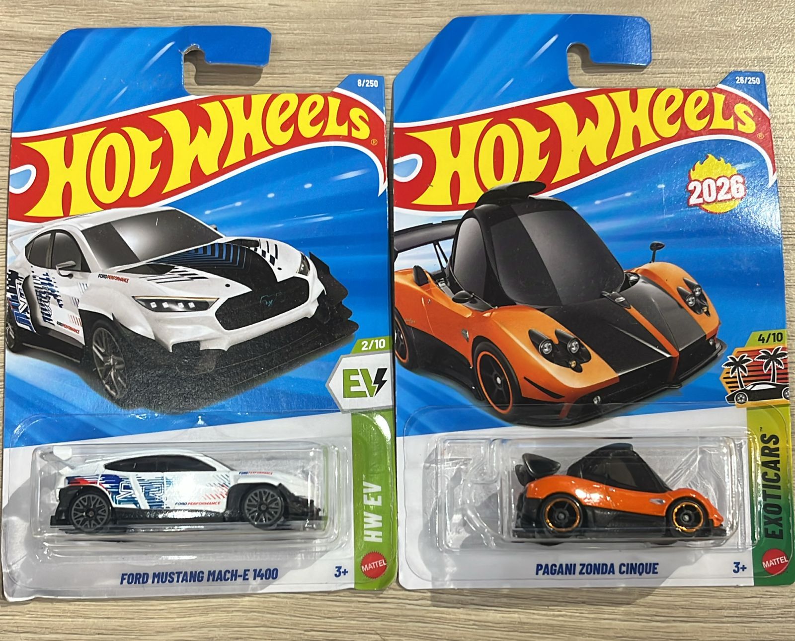 HOTWHEELS BASIC CAR 2026 H CASE FORD MUSTANG + PAGANI ZONDA + RAIJIN EXPRESS