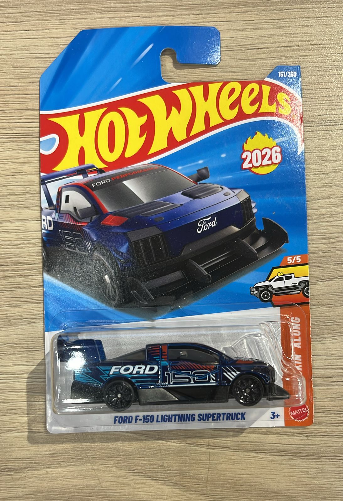HOTWHEELS BASIC CAR 2026 H CASE FORD 150 + CUSTOM OTTO + PURPLE PASSION
