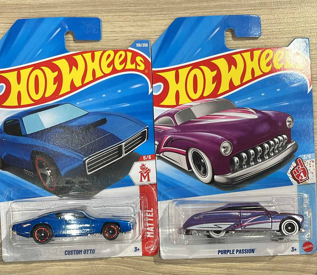 HOTWHEELS BASIC CAR 2026 H CASE FORD 150 + CUSTOM OTTO + PURPLE PASSION
