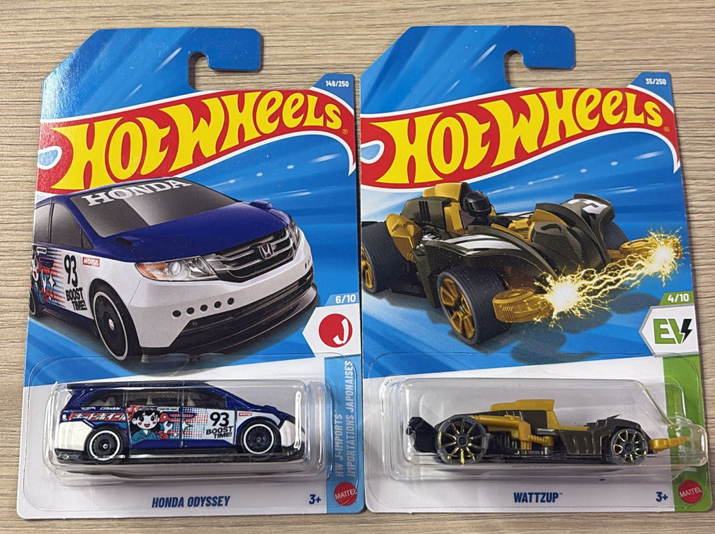 HOTWHEELS BASIC CAR 2026 H CASE 17 AUDI RS6 + HONDA ODYSSEY + WATTZUP