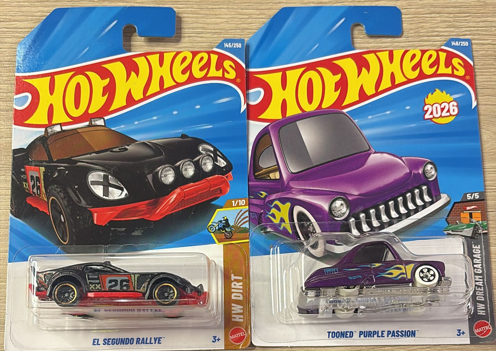 HOTWHEELS BASIC CAR 2026 H CASE TOYOTA SUPRA + EL SEGUNDO + TOONED PURPLE PASSION