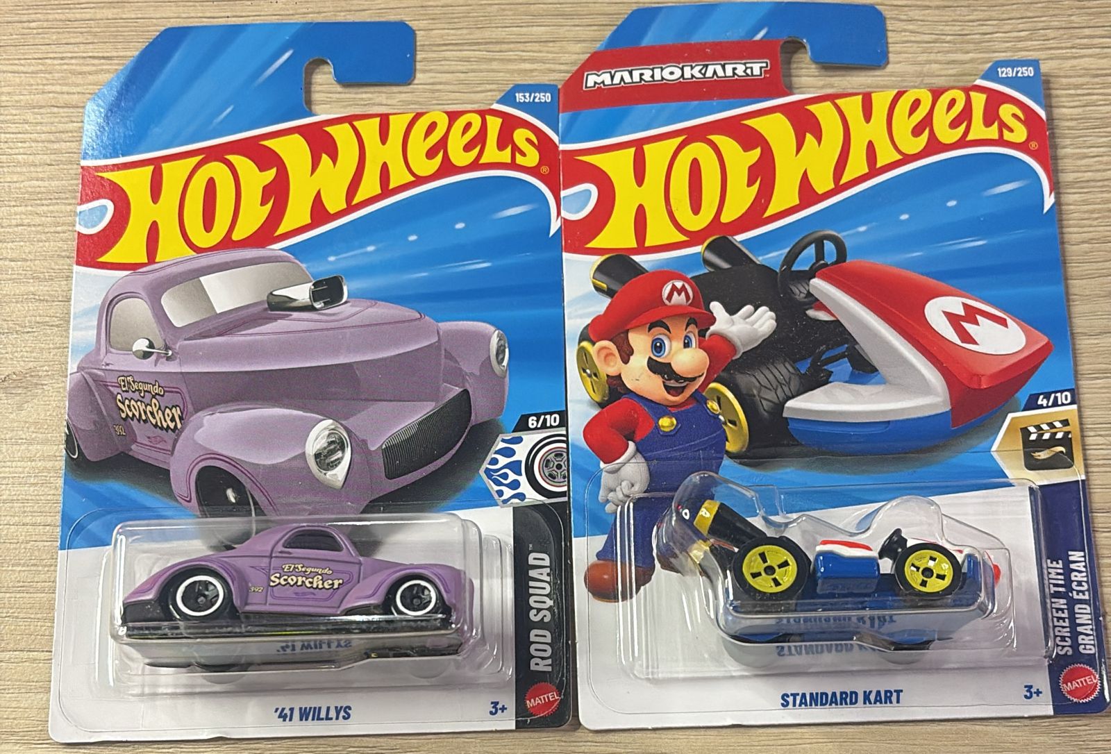 HOTWHEELS BASIC CAR 2026 H CASE BMW 635 + 41 WILLYS + MARIO KART