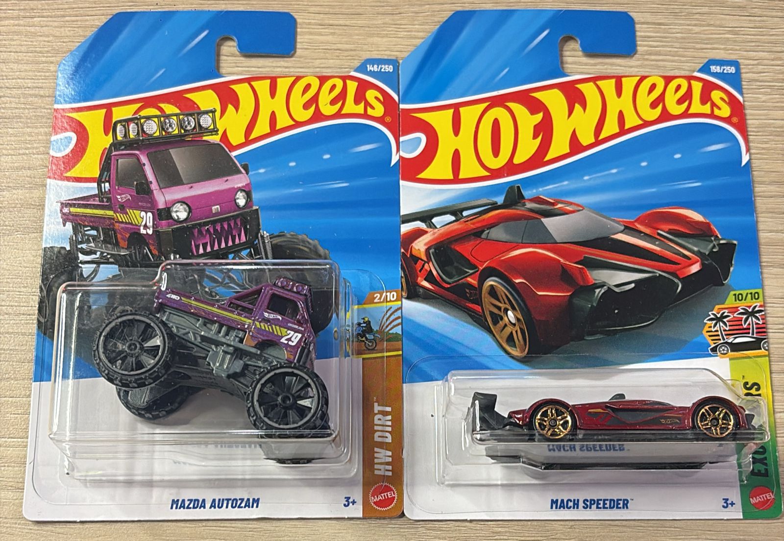 HOTWHEELS BASIC CAR 2026 H CASE FIAT BEAST + MAZDA AUTOZAM + MACH SPEEDER