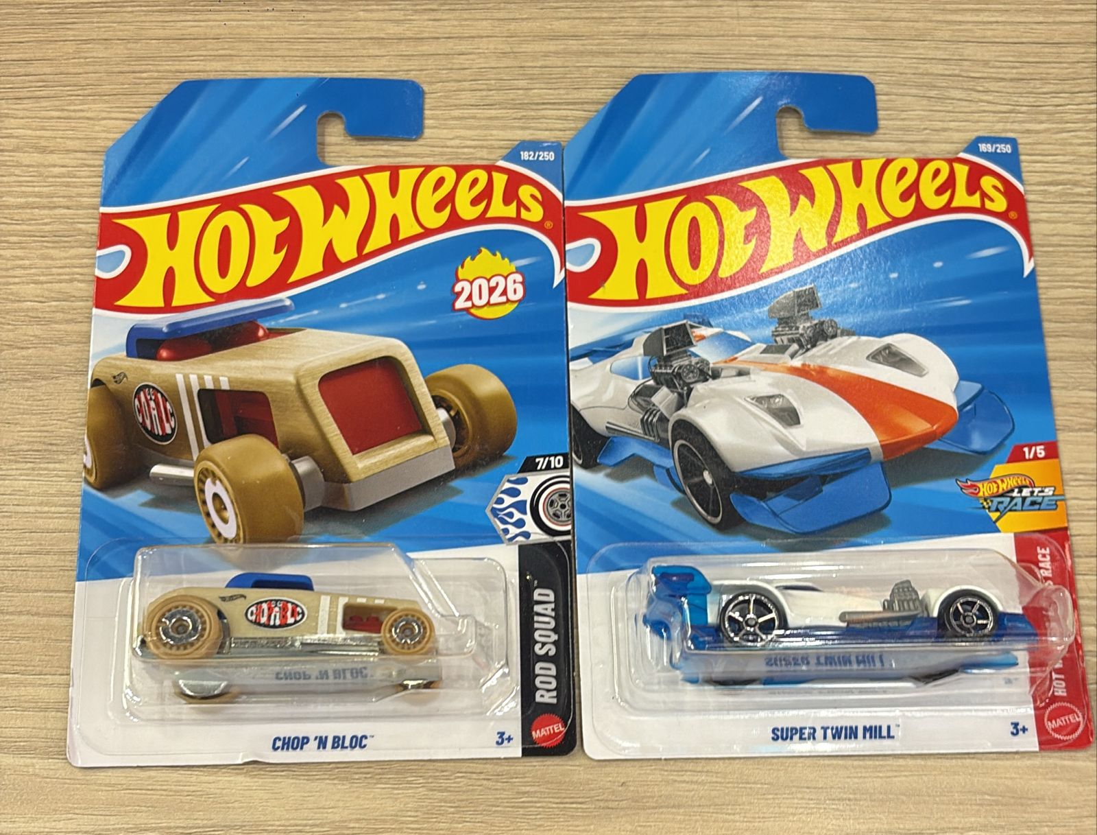 HOTWHEELS BASIC CAR 2026 J CASE 17 AUDI RS6 AVANT + SUPER TWIN MILL + CHOP N BLOC