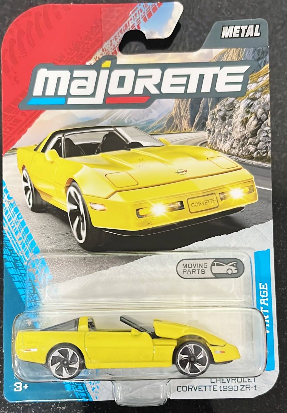 MAJORETTE VINTAGE PREMIUM CHEVORLET CORVETTE 1990 NEW RELEASE