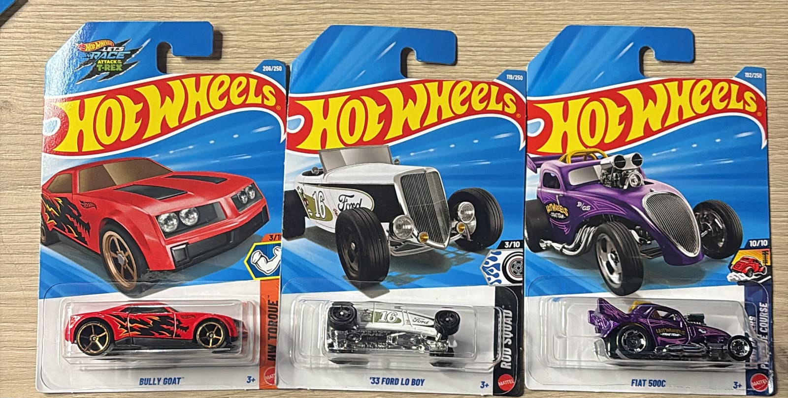 HOTWHEELS BASIC CAR 2026 L CASE BMW M4 GT3 + LOTUS CORTINA + BULLY GOAT + FORD LOBOY + FIAT 500C