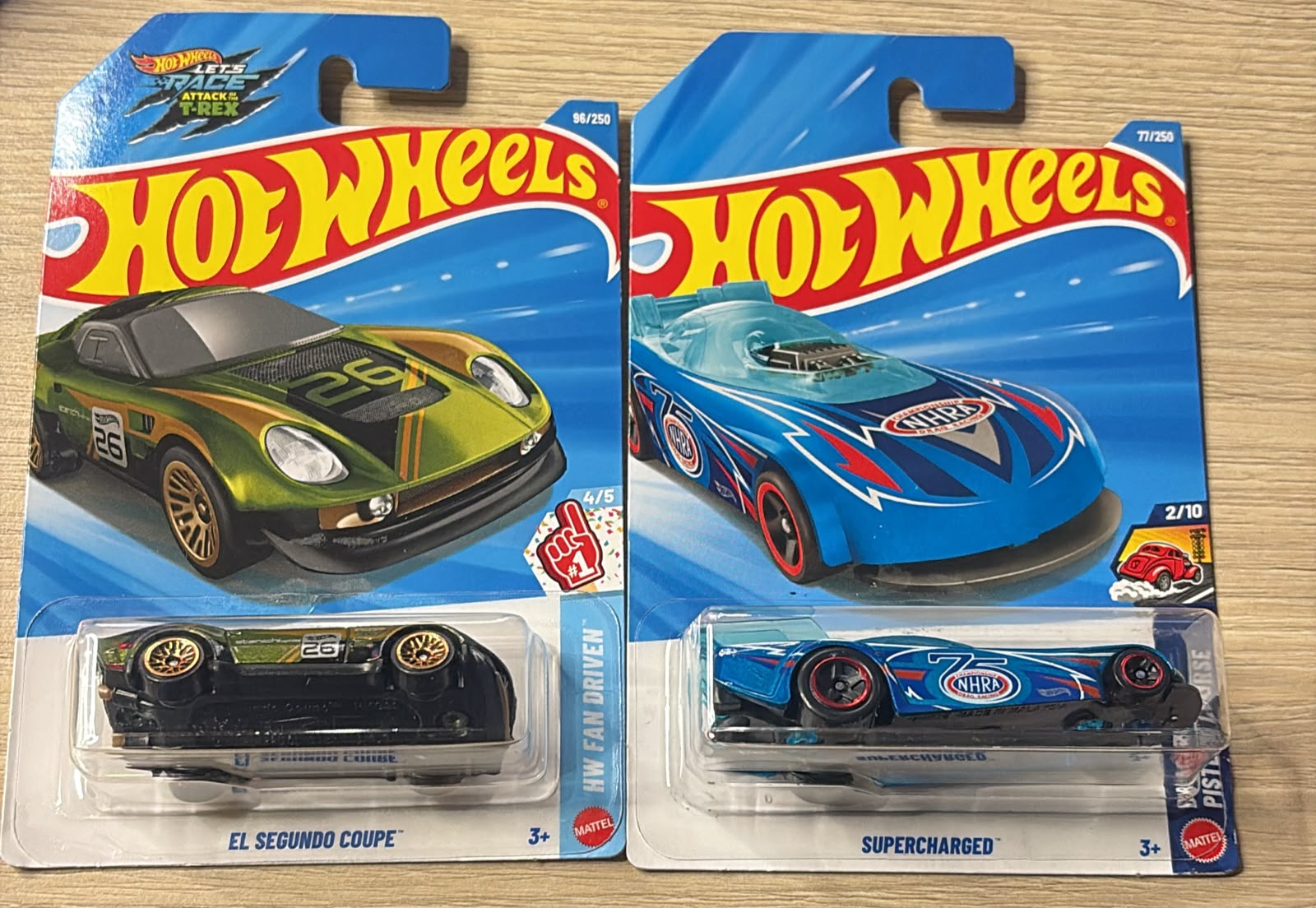 HOTWHEELS BASIC CAR 2026 L CASE FERRARI 365 + 68 CORVETTE + EL SEGUNDO + SUPERCHARGED