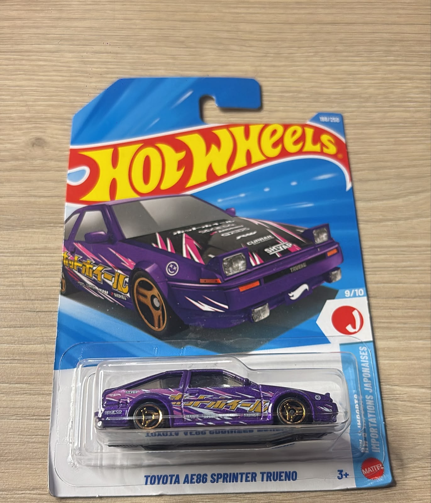 HOTWHEELS BASIC CAR 2026 L CASE  TOYOTA AE86 SPRINTER + LIL ROAR + SPIDER MOBILE