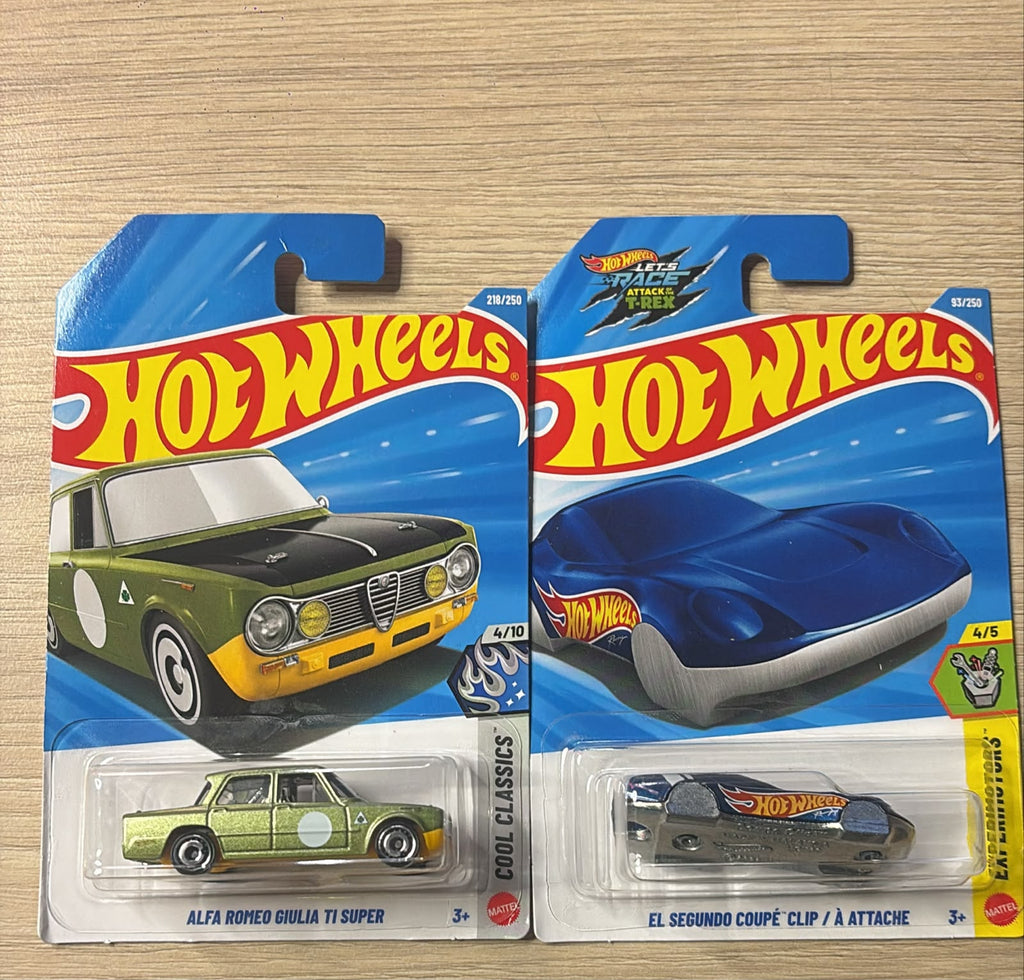HOTWHEELS BASIC CAR 2026 L CASE 94 SUPRA TOONED + ALFA ROMEO + EL SEGUNDO CLIP