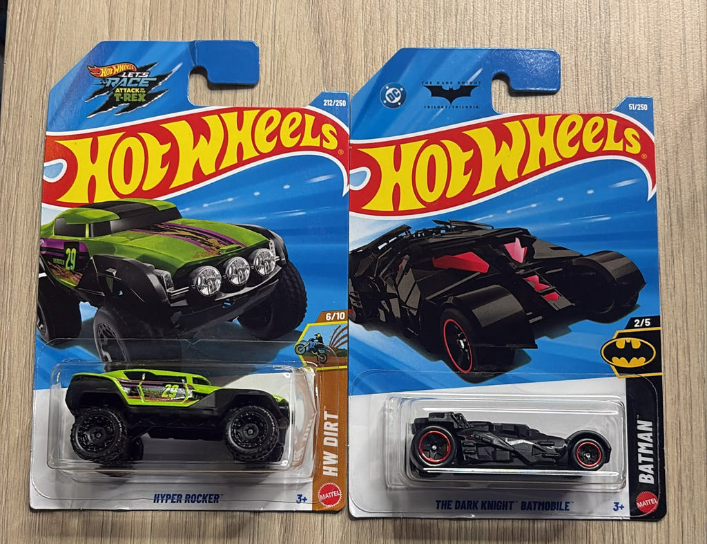 HOTWHEELS BASIC CAR 2026 L CASE FORD BRONCO + HYPER ROCKER + BATMOBILE